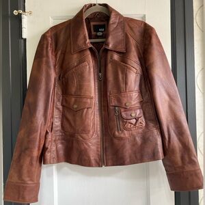 A.N.A. Genuine Leather Jacket